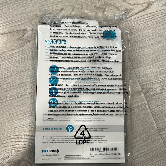 Speck StyleFolio for Samsung Galaxy Tab A 10.1 - Purple - Picture 2 of 2